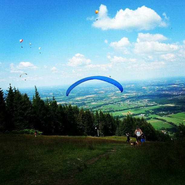 Javorový - paragliding