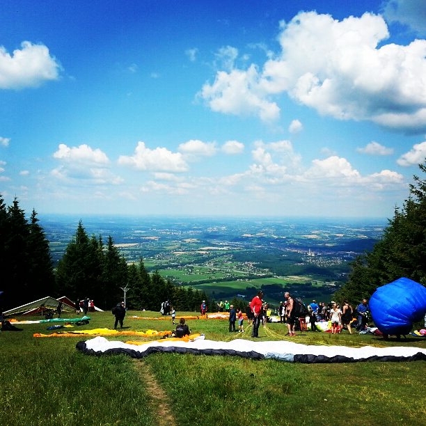 Javorový - paragliding